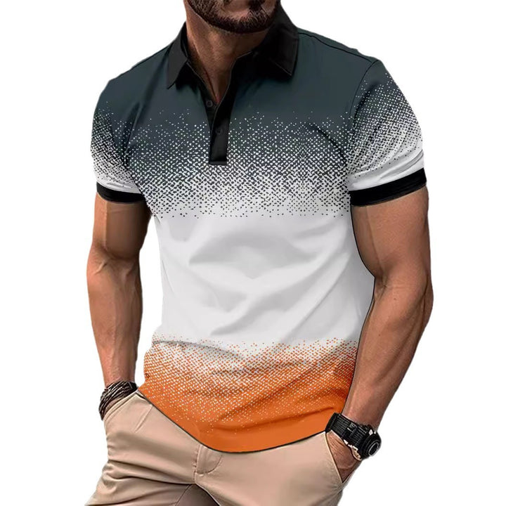 Herren Dynamisches Gradient Polo-Shirt Aliams