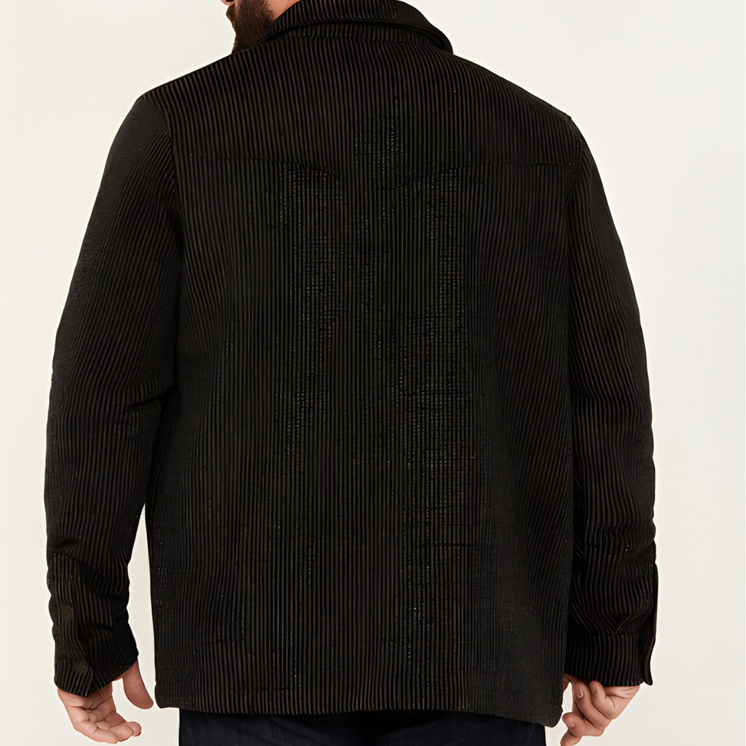 Herren robuste Baumwolljacke im lässigen Design mit aufgesetzten Taschen Aliams