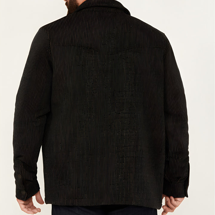 Herren robuste Baumwolljacke im lässigen Design mit aufgesetzten Taschen Aliams