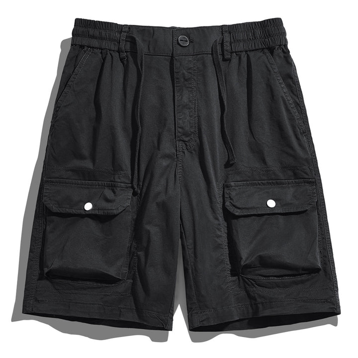 Herren Cargo-Shorts mit elastischem Bund und multifunktionalen Taschen Aliams 1758210123