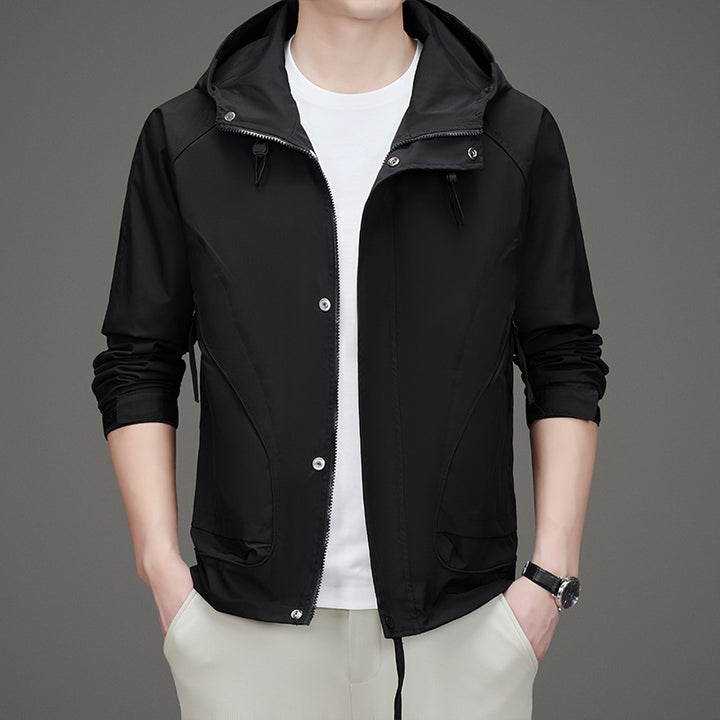 Herren Sportliche Übergangsjacke mit praktischem Kapuzendesign Aliams