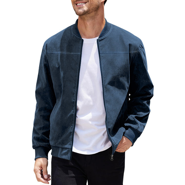 Herren stylische Bomberjacke mit sportlichem Schnitt Aliams
