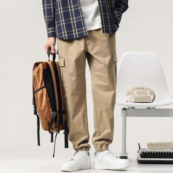 Herren Cargo-Longpants mit elastischem Bund und praktischen Seitentaschen Aliams