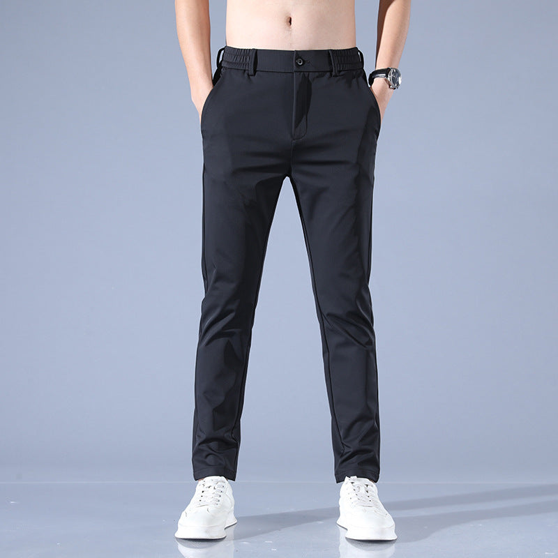 Herren elegante Slim-Fit Businesshose Aliams