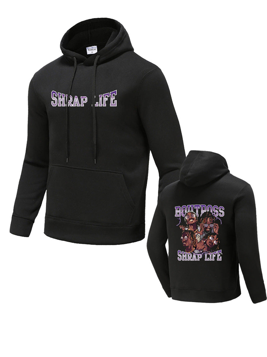 Herren Kapuzenpullover mit kreativem Druckdesign Aliams