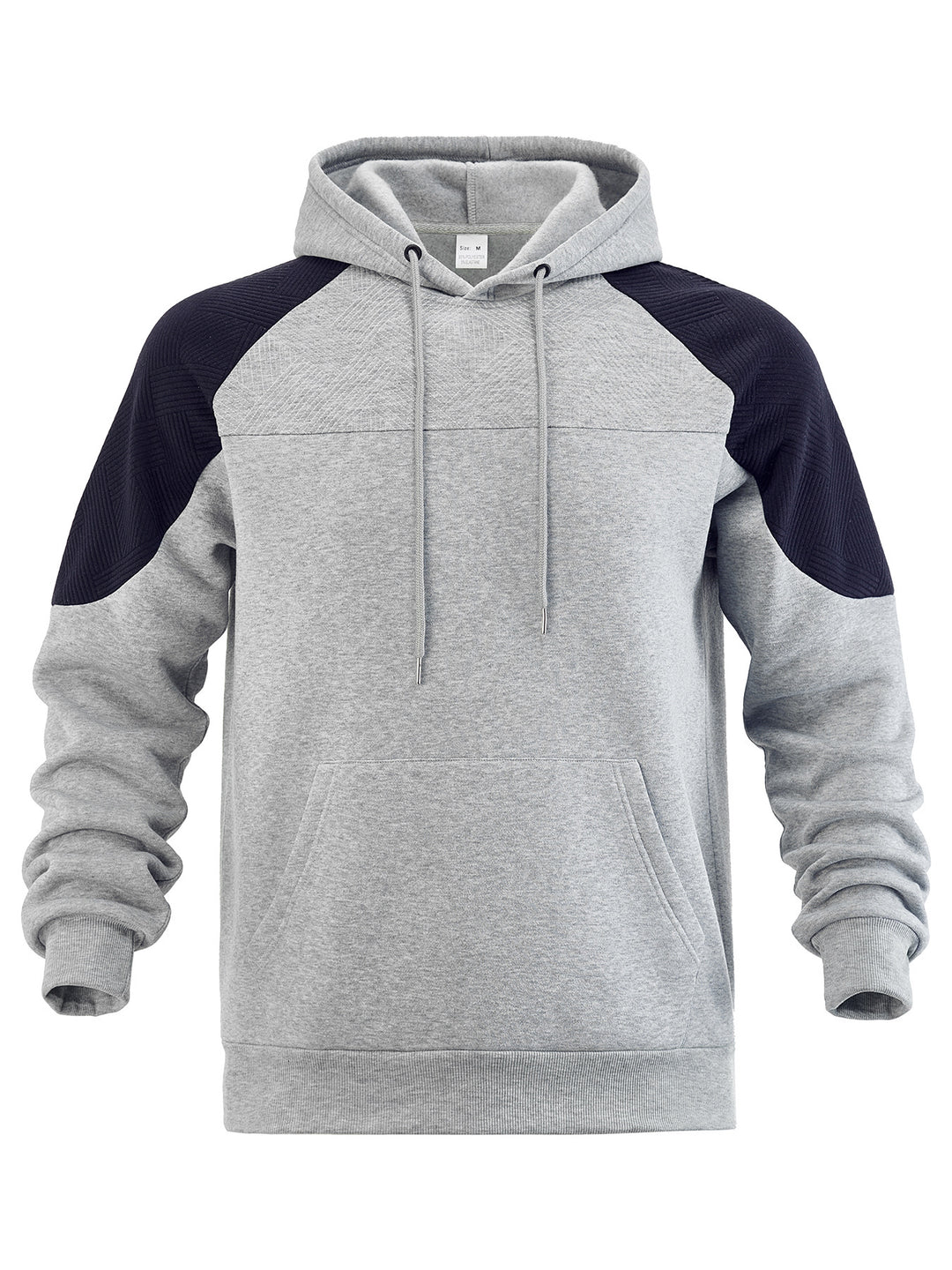 Herren Kapuzenpullover mit innovativem Design und gestreiften Ärmeln Aliams