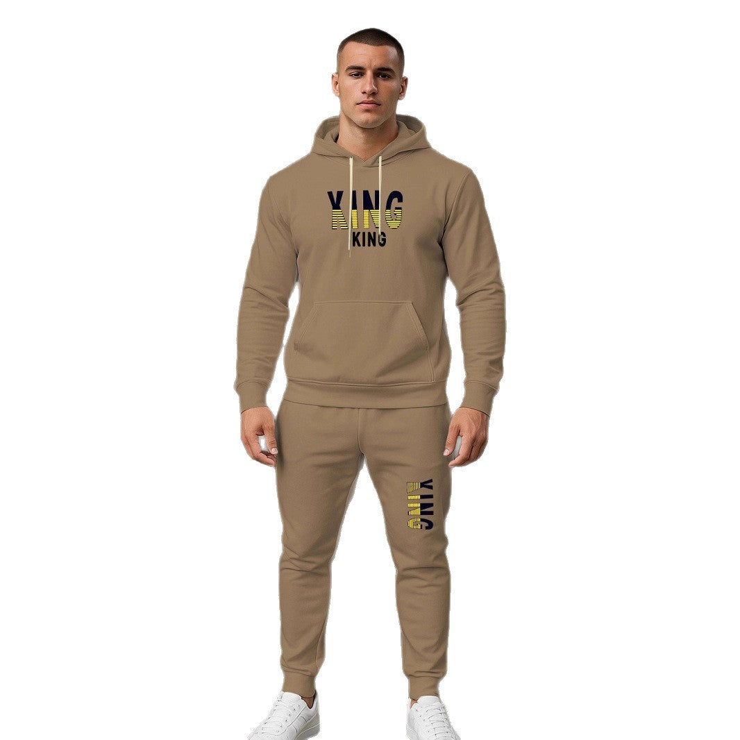 Herren sportives Hoodie- und Jogginghose-Set Aliams