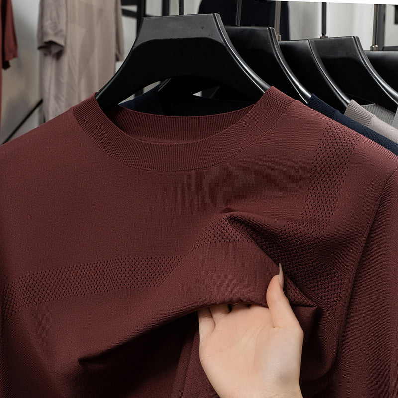 Herren sportliches T-Shirt mit atmungsaktiven Netzpaneelen Aliams