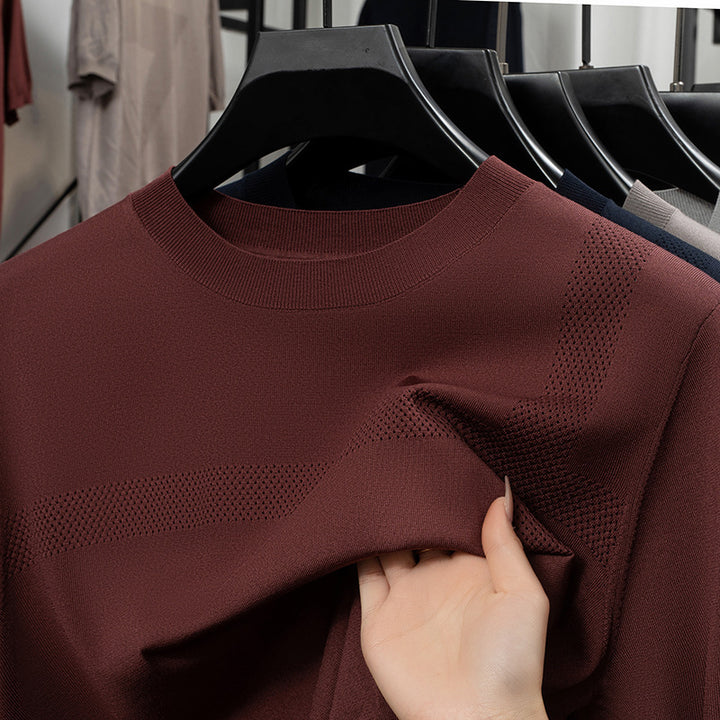 Herren sportliches T-Shirt mit atmungsaktiven Netzpaneelen Aliams