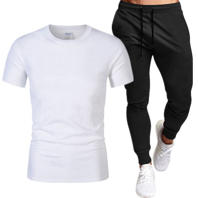 Herren Sportliches T-Shirt und Jogginghose Set Aliams