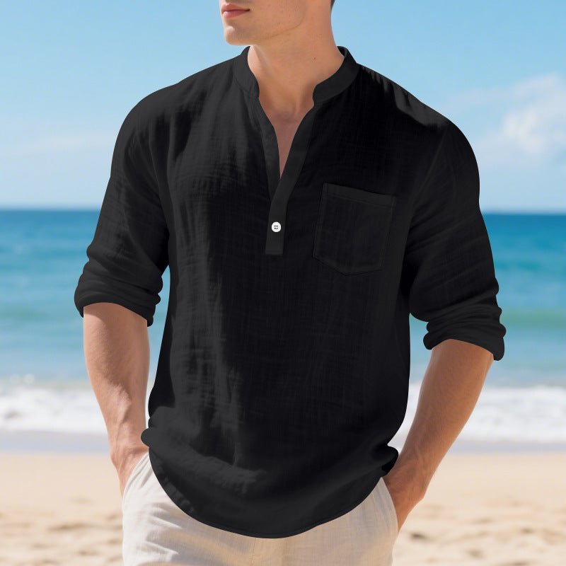 Herren Baumwollhemd Aliams