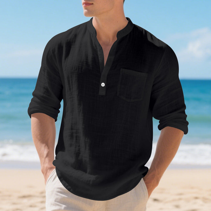 Herren Baumwollhemd Aliams