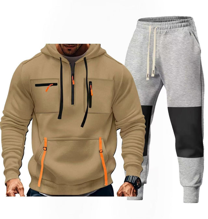 Herren Sportbekleidungsset mit funktionalen Taschen Aliams