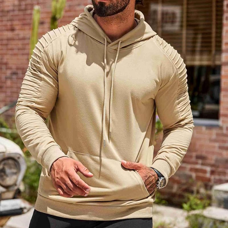 Herren Sport-Hoodie mit innovativer Textur und funktionalem Schnitt Aliams