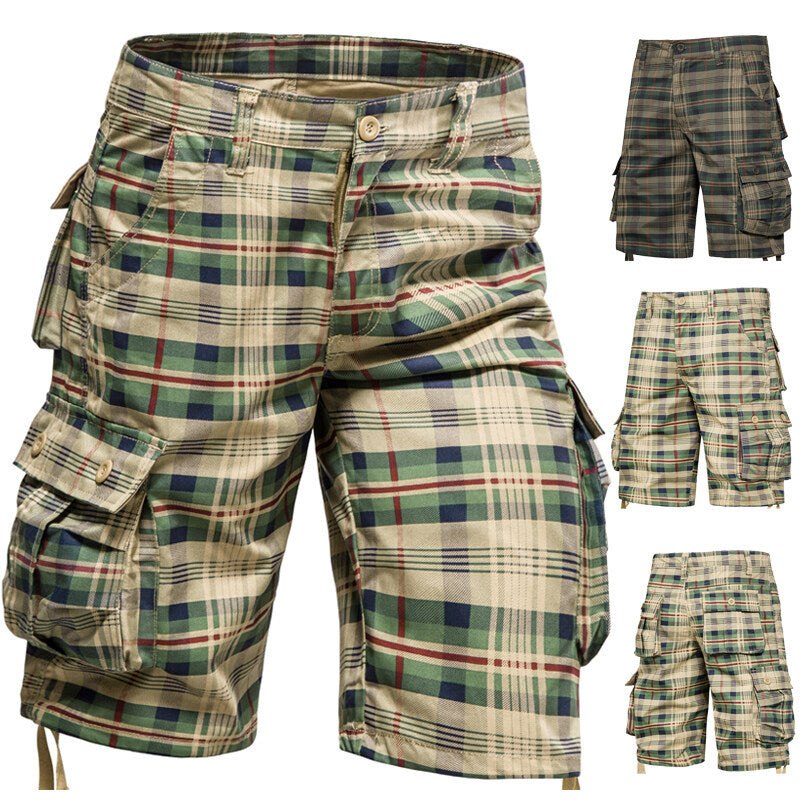 Herren Cargo-Shorts mit praktischen Taschen Aliams