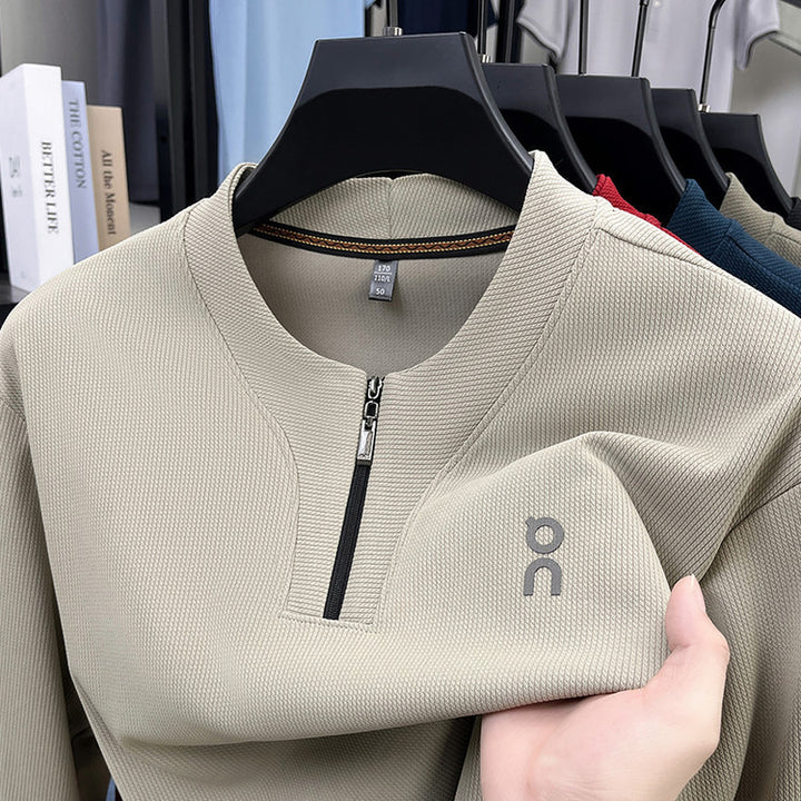 Herren funktioneller Pullover mit Reißverschluss und innovativem Design Aliams