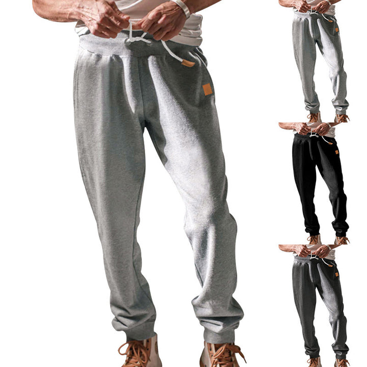 Herren bequeme Sweatpants mit praktischem Kordelzug und modischen Details Aliams