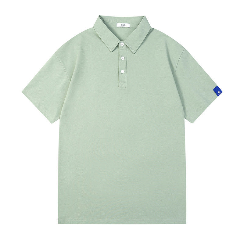 Herren atmungsaktives Poloshirt mit knopfverzierten Details Aliams