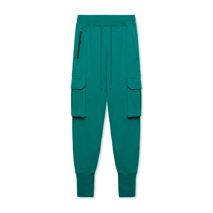 Herren bequeme Cargo-Jogginghose mit seitlichen Reißverschlusstaschen Aliams