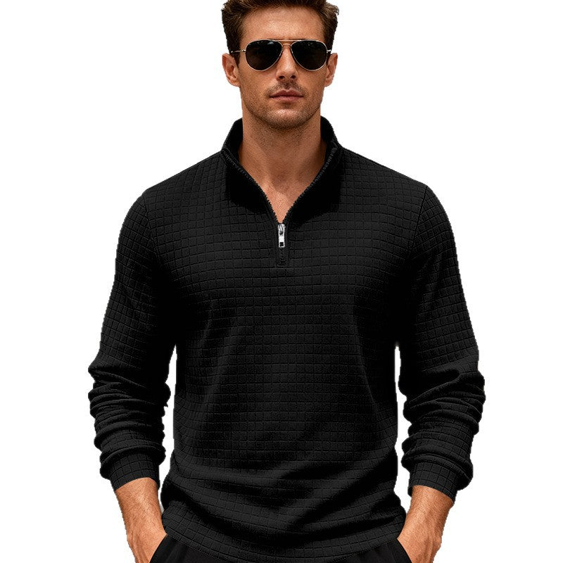 Herren Sportlicher Pullover mit Reißverschluss Aliams