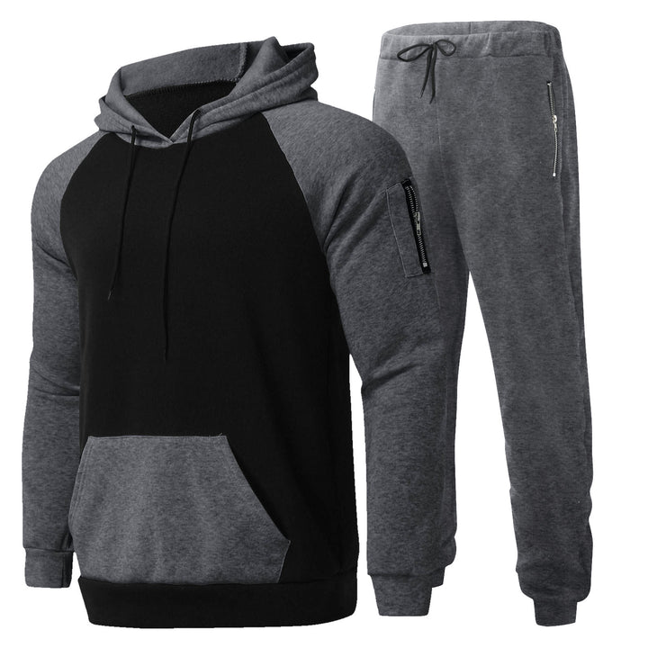 Herren Sportliches Hoodie- und Jogginghose-Set mit atmungsaktiver Struktur Aliams