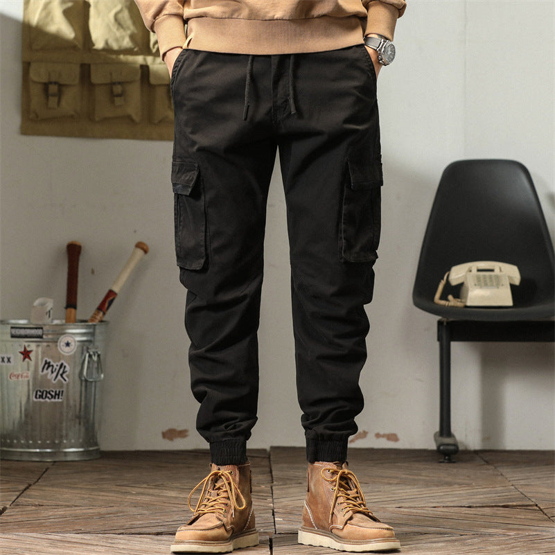 Herren Cargo-Jogginghose mit elastischem Bund und praktischen Seitentaschen Aliams