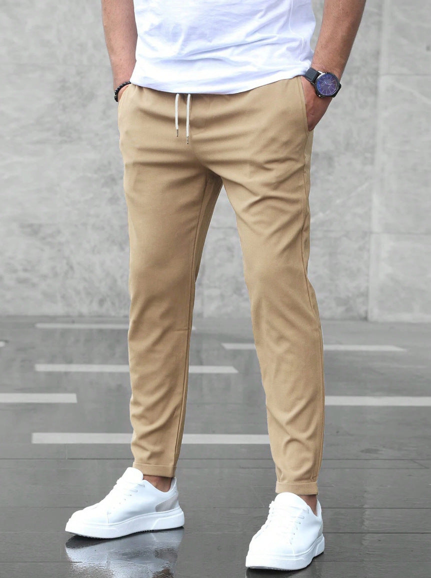 Herren elegante Chino-Hosen Aliams
