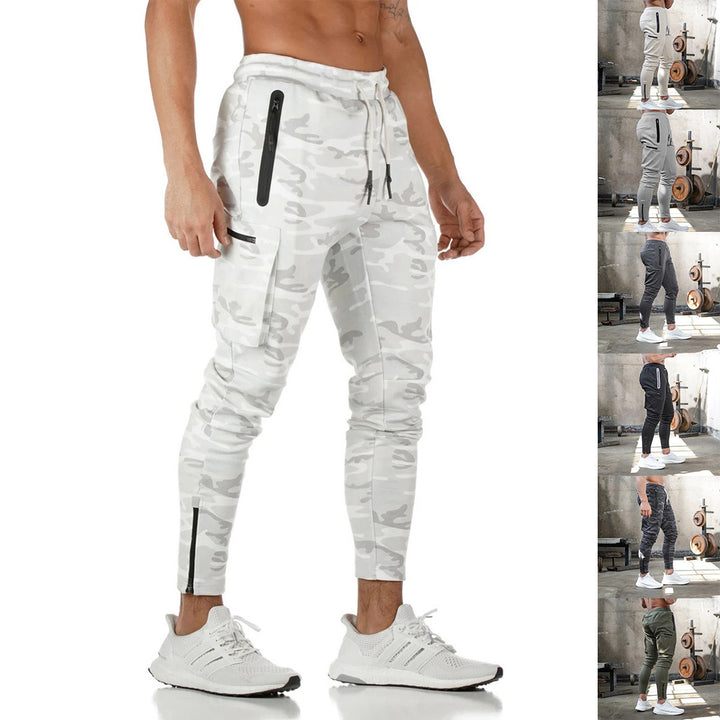 Herren Sportliche Fitness-Jogginghose mit praktischen Taschen Aliams