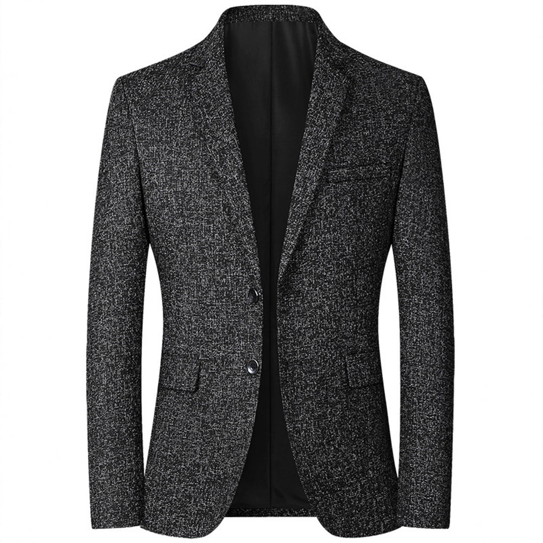 Herren eleganter strukturierter Freizeitblazer Aliams