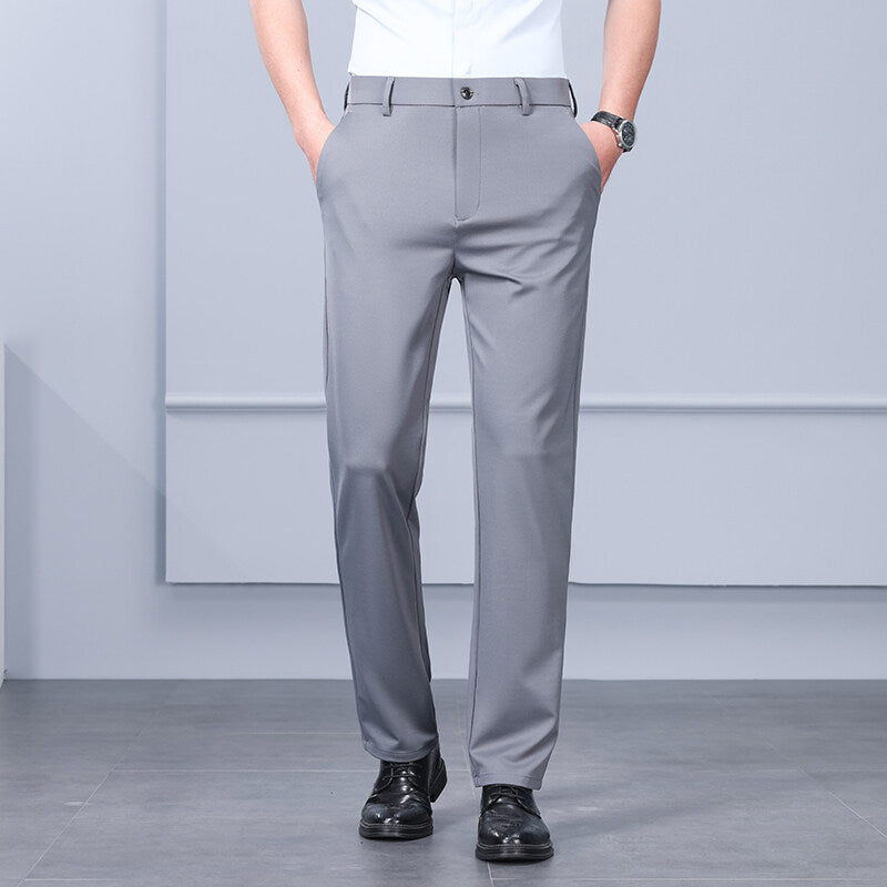 Herren Elegante Business-Hose mit schmalem Schnitt Aliams