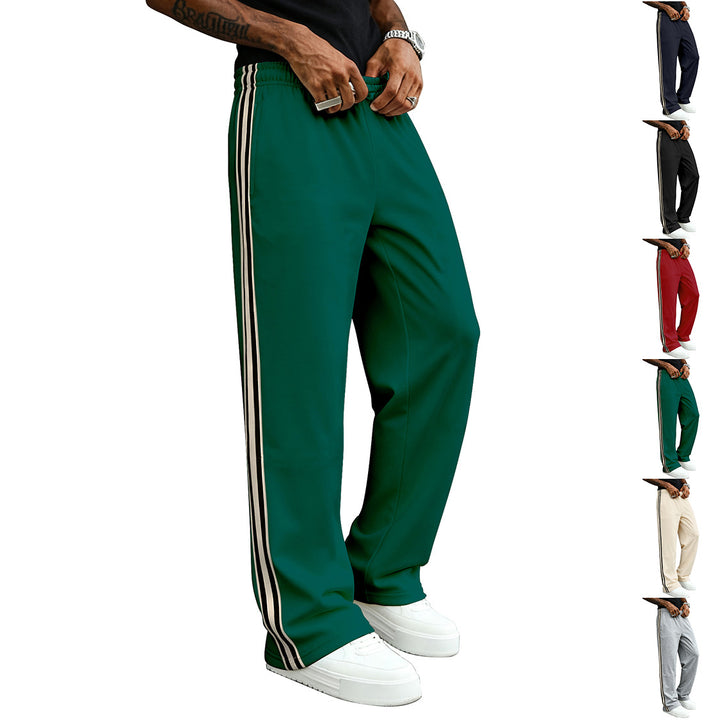 Herren Sportliche Freizeithose mit seitlichen Streifen Aliams