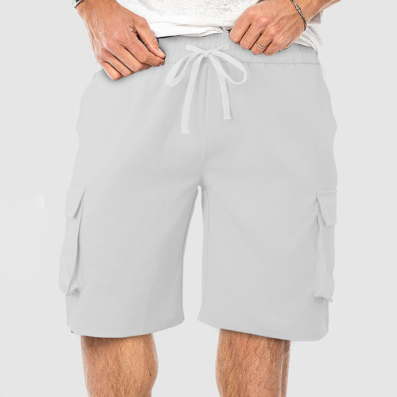 Herren Cargo-Shorts mit elastischem Bund und praktischem Taschen-Design Aliams