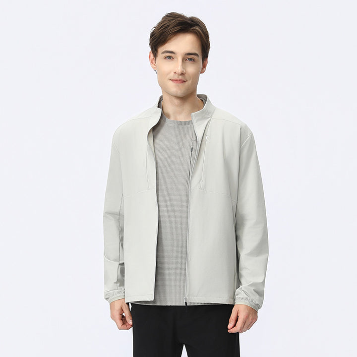 Herren Sportliche Windjacke Aliams