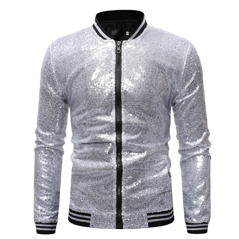 Herren Sportlicher Funktionsblazer mit Pailletten Aliams