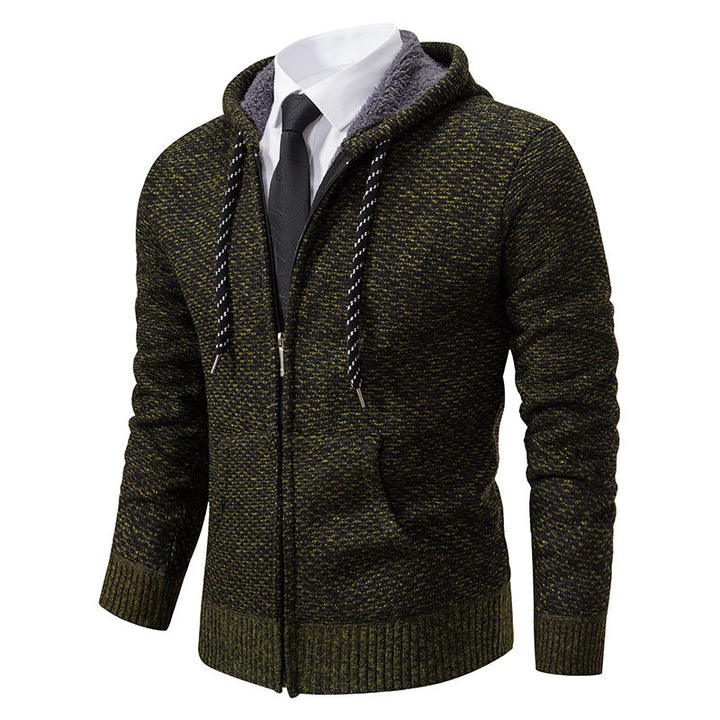 Herren stylische Kapuzenjacke mit weichem Innenfutter und eleganten Akzenten Aliams