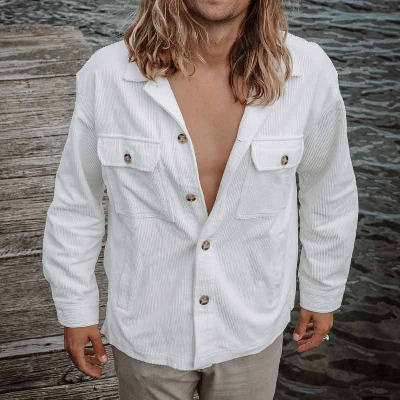 Herren cordjacke mit praktischen Brusttaschen Aliams