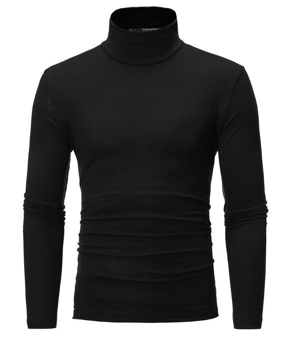 Herren eleganter Rollkragenpullover aus bequemen Stretchmaterial Aliams