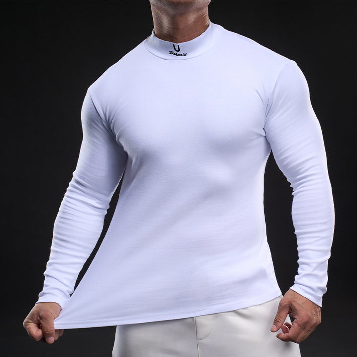 Herren Hochwertiges Funktionsshirt mit Stehkragen Aliams