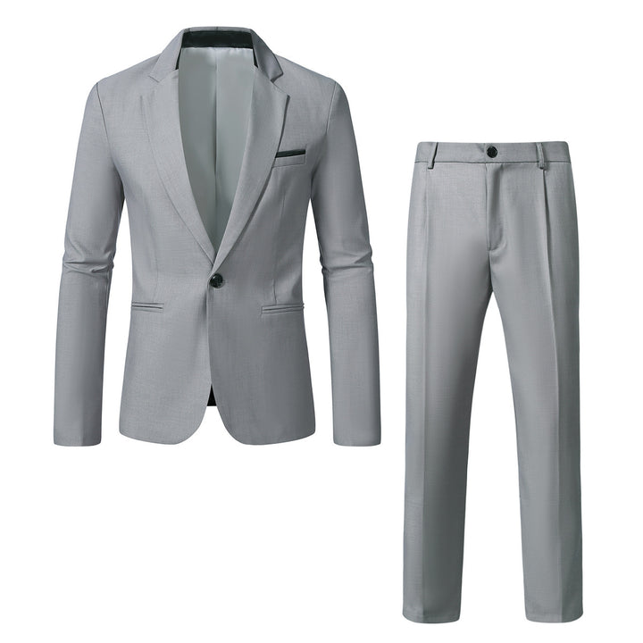 Herren elegantes Anzugset mit modernem Schnitt und feinem Material Aliams