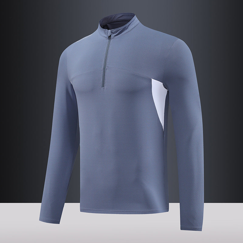 Herren Funktions-Thermoshirt mit Stehkragen und Reißverschluss Aliams