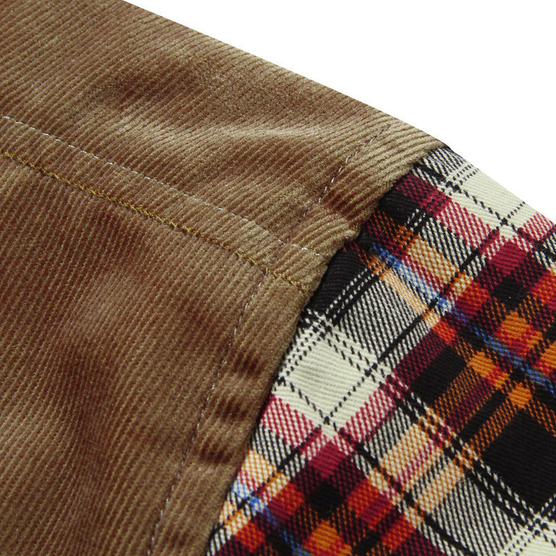 Herren Flanell-Hemd mit Fleece-Innenfutter und Brusttaschen Aliams