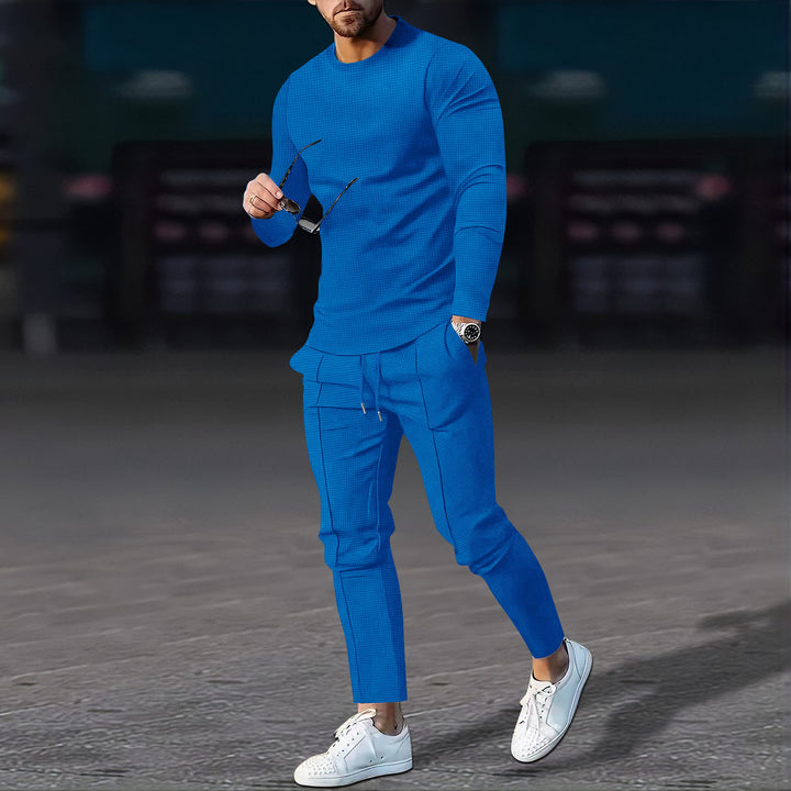 Herren sportliches Longsleeve und Jogginghose-Set Aliams