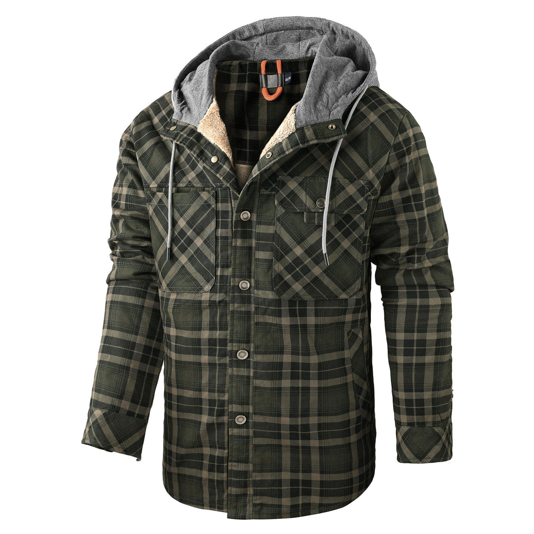 Herren Flanelljacke mit weichem Futter Aliams