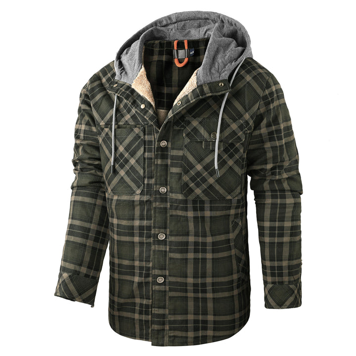 Herren Flanelljacke mit weichem Futter Aliams