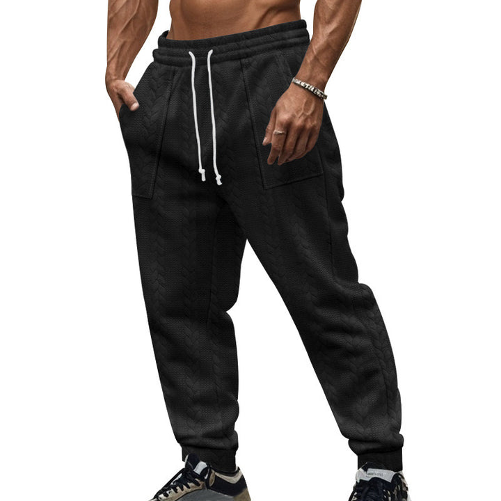 Herren stylische lockere Jogginghose mit seitlichen Taschen Aliams