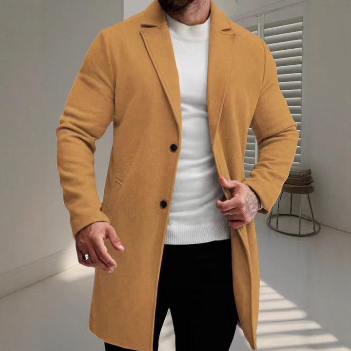 Herren eleganter Wollmantel Aliams