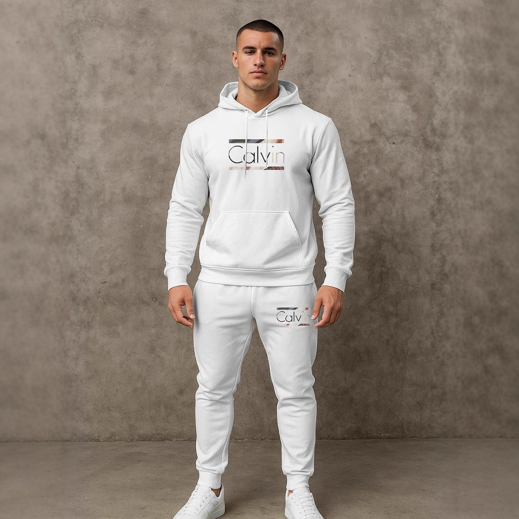 Herren Sportlicher Hoodie mit passenden Jogginghosen Aliams