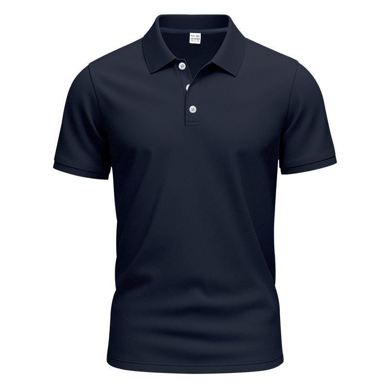 Herren atmungsaktives Poloshirt mit strukturiertem Gewebe Aliams