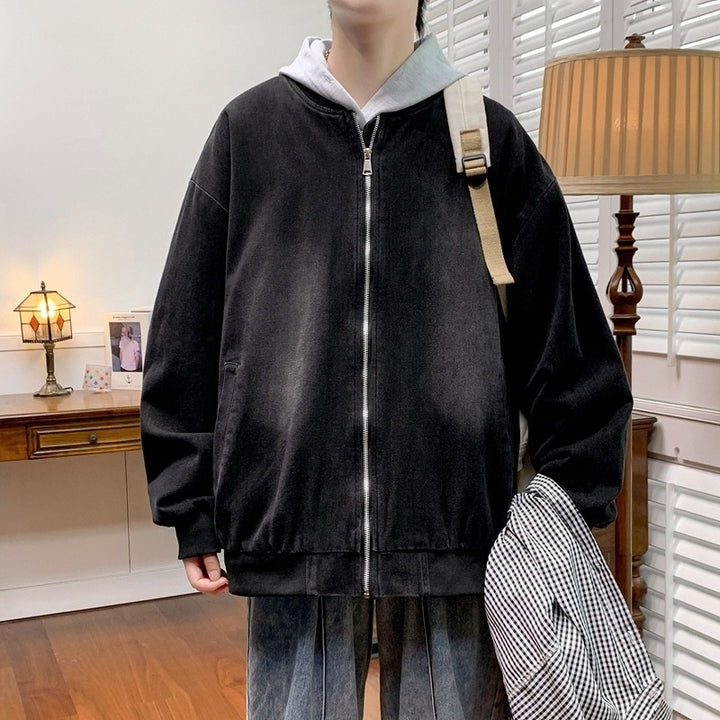 Herren entspannte Baumwolljacke im lässigen Stil Aliams