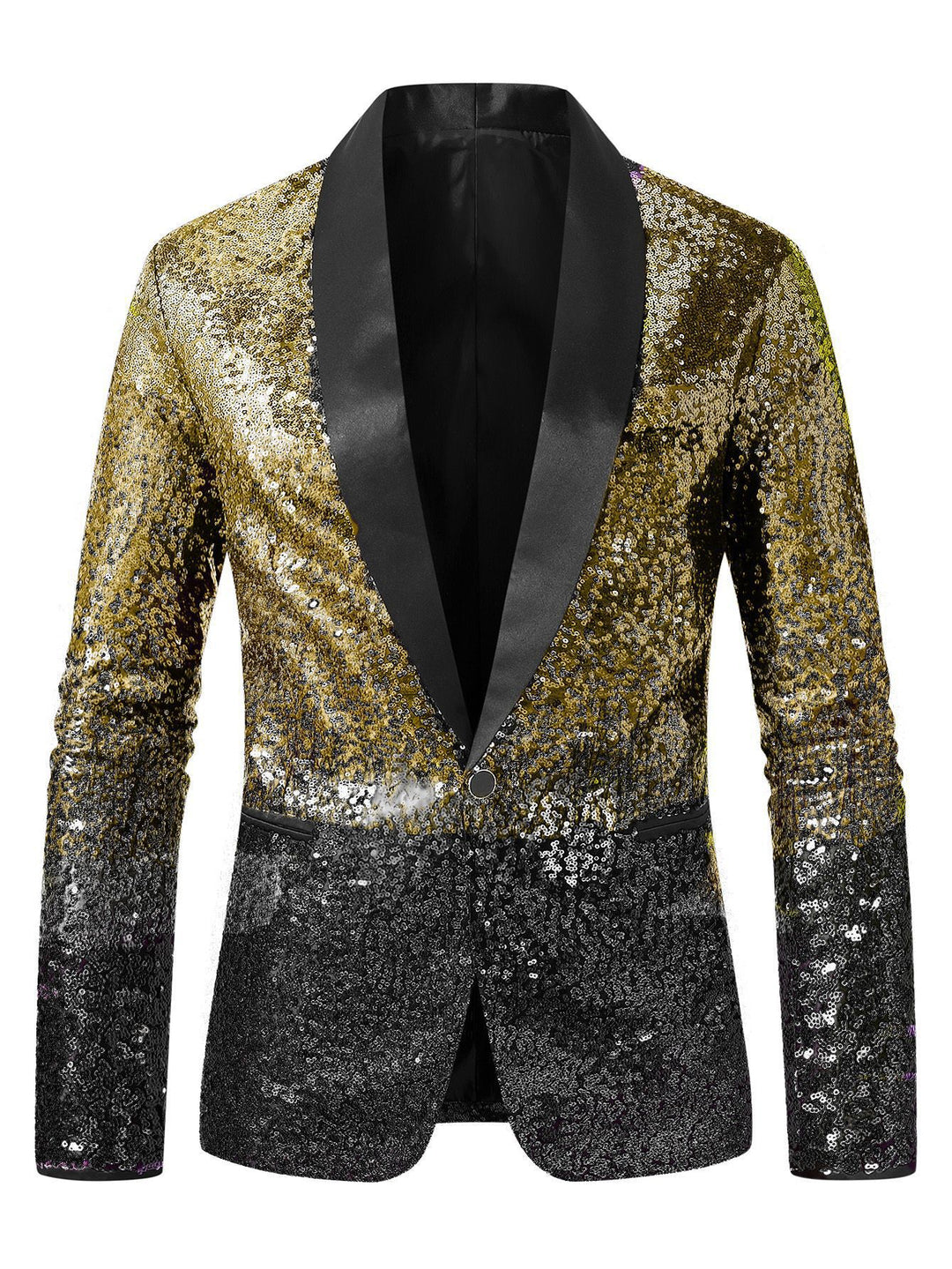 Herren glitzernder Paillettenblazer Aliams